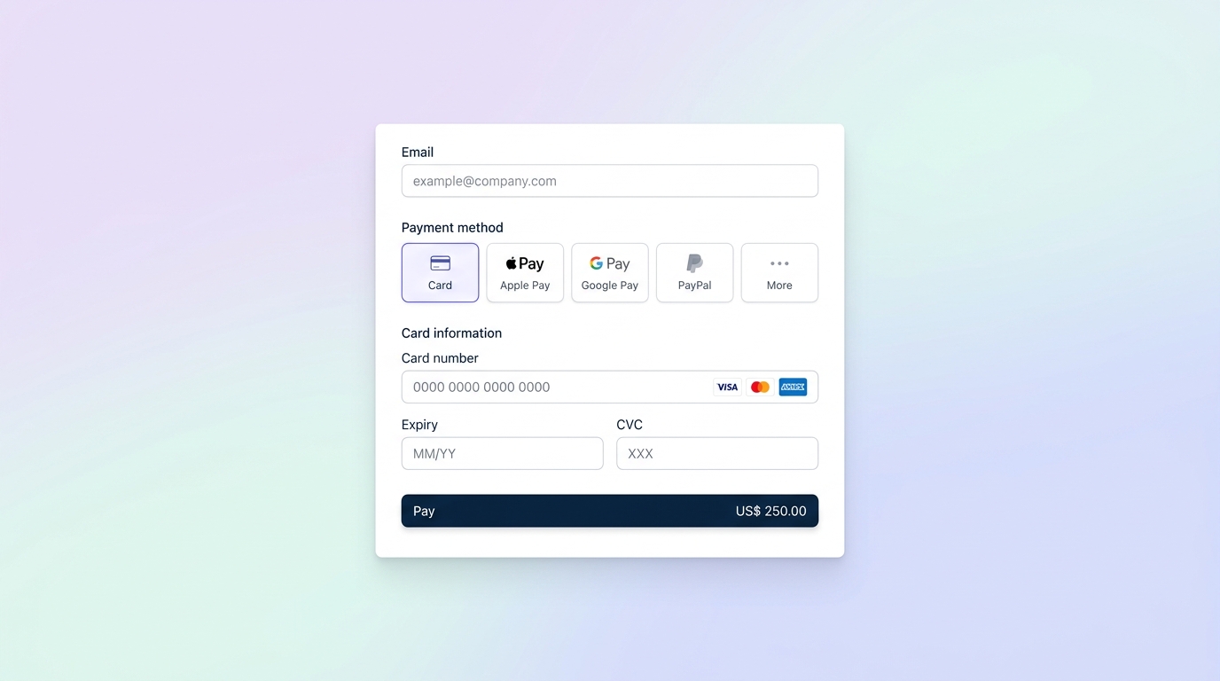 Payment methods